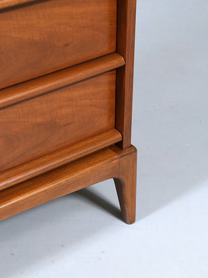 Mid Century Modern “Rhythm” Walnut Highboy Dresser by Lane, c.1960’s