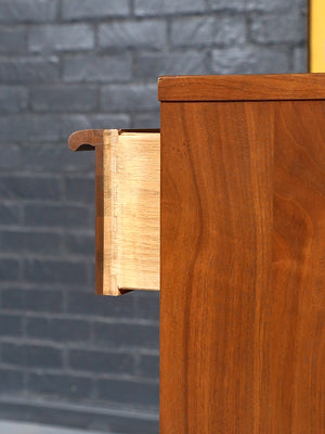 Mid Century Modern “Rhythm” Walnut Highboy Dresser by Lane, c.1960’s