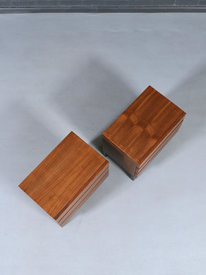 Pair of Mid Century Modern Walnut Night Stands by American of Martinsville, c.1960’s