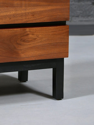 Pair of Mid Century Modern Walnut Night Stands by American of Martinsville, c.1960’s