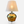 Mid-Century Modern Brass & Lucite Table Lamp, c.1960’s