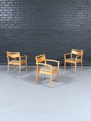 Set of 6 Knoll “Jr” Arm Chairs by Joseph Ricchio