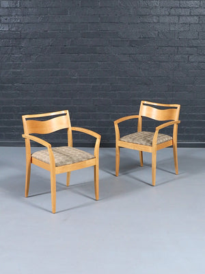 Set of 6 Knoll “Jr” Arm Chairs by Joseph Ricchio