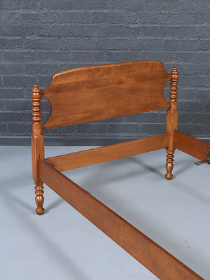Heywood-Wakefield “Old Colony” Maple Spindle Twin Size Bed Frame, c.1940’s