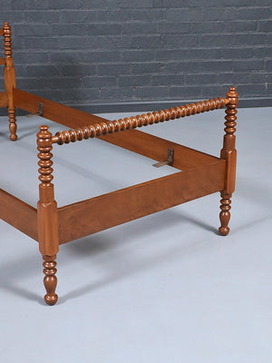 Heywood-Wakefield “Old Colony” Maple Spindle Twin Size Bed Frame, c.1940’s
