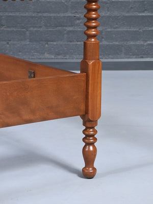 Heywood-Wakefield “Old Colony” Maple Spindle Twin Size Bed Frame, c.1940’s