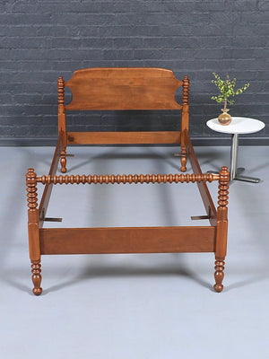 Heywood-Wakefield “Old Colony” Maple Spindle Twin Size Bed Frame, c.1940’s