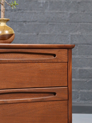 Pair of Mid Century Modern 3-Drawer Night Stands by American of Martinsville, c.1960’s