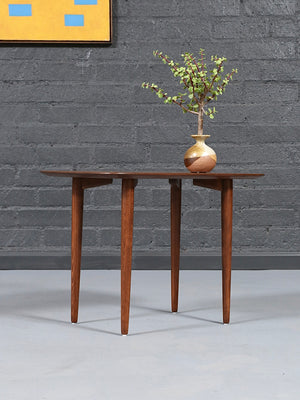 Scandinavian Mid Century Modern Walnut Side Table by Dux, c.1960’s