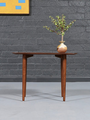 Scandinavian Mid Century Modern Walnut Side Table by Dux, c.1960’s