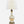 Vintage Murano Swirl Style Amber Glass Table Lamp, c.1960’s