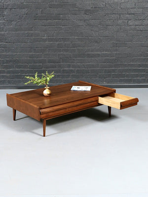 Mid Century Modern “1st Edition” Walnut Coffee Table by Lane, c.1960’s