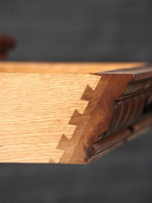 English Jacobean Revival Partner’s Writing Desk w/ Barley Twist Legs, c.1920’s