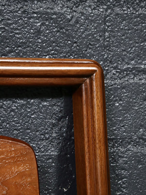 Full Size Mid Century Modern “Rhythm” Walnut Headboard by Lane, c.1960's