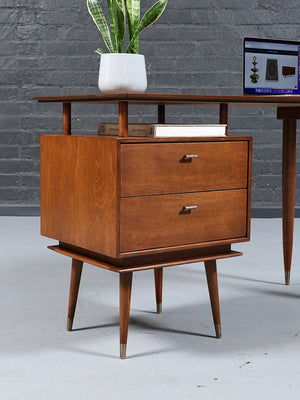 Mid Century Modern Two-Drawer Writing Desk, c.1960's