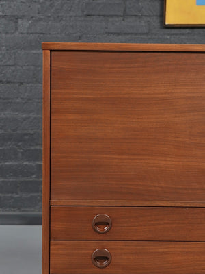 Scandinavian Modern Drop-Leaf Desk by Yngve Ekström for Dux, c.1960's