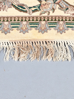 Vintage French Aubusson Savonnerie Revival Floral Rug, c.1990’s