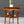 Arts & Crafts Carved Oak Side Table w: Magazine Rack, c.1950’s