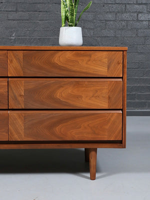 Mid Century Modern Walnut Dresser c.1960's