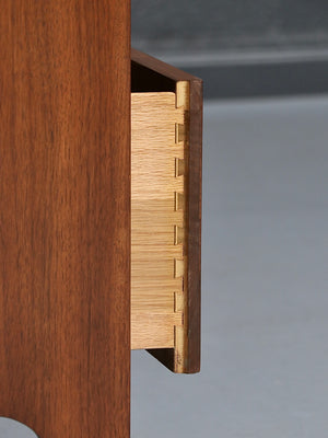 Mid-Century Modern “Profile” Walnut Credenza by John Van Koert for Drexel, c.1950's
