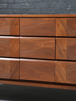 Mid Century Modern Walnut Dresser c.1960's