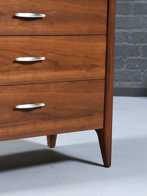 Mid Century Modern Profile Highboy by John Van Koert for Drexel, c.1950's