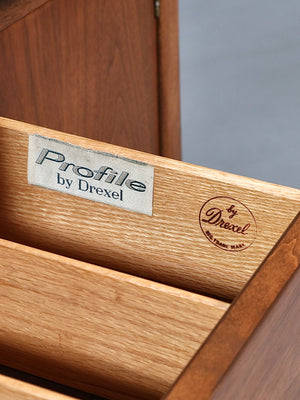 Mid-Century Modern “Profile” Walnut Credenza by John Van Koert for Drexel, c.1950's