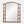 Mid-Century Japanese Inspired Modern Arched Wall Mirror, c.1960’s