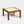 Mid-Century Modern Walnut Side Table w/ Inlaid Shell Top, c.1950’s
