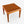Mid-Century Modern Walnut Side Table with White Accent, c.1960’s