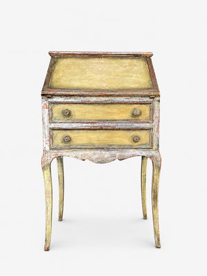 Vintage Italian Painted Drop-Leaf Desk, c.1950’s