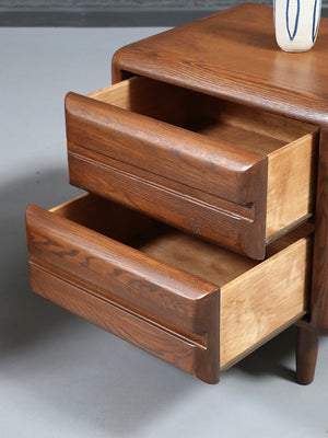 Pair of Mid Century Modern Rounded Night Stands, c.1970’s
