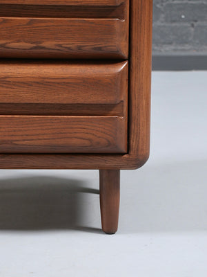 Pair of Mid Century Modern Rounded Night Stands, c.1970’s