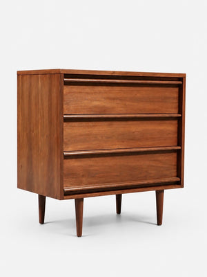 Mid Century Modern 3-Drawer Walnut Dresser by Lane, c.1960’s