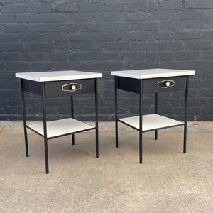 Pair of Vintage Mid-Century Modern Two-Tier Night Stands, c.1960’s