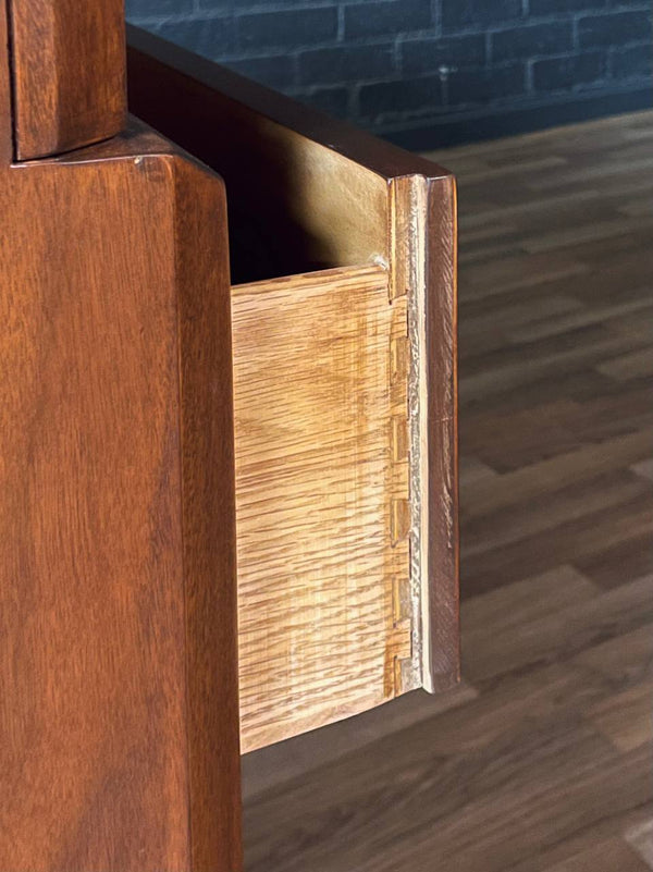 Mid-Century Modern Walnut Highboy Dresser by Unagusta, c.1960’s