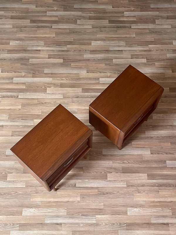 Pair of Mid-Century Modern Walnut Night Stands, c.1960’s