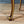 Pair of French Provincial Style Walnut Side Tables w/ Gilt Painted Carved Accent, c.1960’s