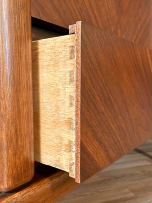 Mid-Century Modern 9-Drawer Walnut Dresser by Lane, c.1960’s