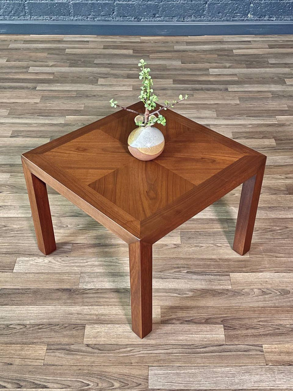 Mid-Century Modern Parsons Style Walnut Side Table by Lane, c.1960’s