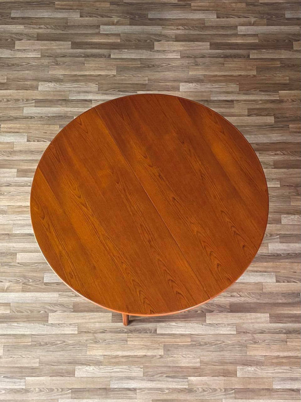 Expanding Mid-Century Swedish Modern Teak Dining Table by Karl-Erik Ekselius, c.1960’s