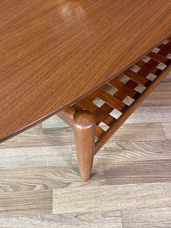 Mid-Century Surfboard Style & Floating Top Coffee Table by Lane, c.1960’s