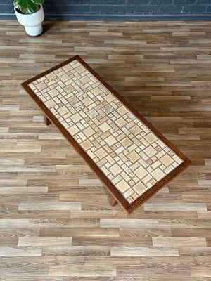 Mid-Century Modern Tile Top Coffee Table, c.1970’s
