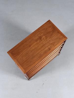 Mid-Century Modern “Rhythm” Walnut Highboy Dresser by Lane c.1960's