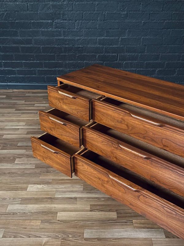 Mid-Century Swedish Modern 9-Drawer Walnut Dresser, c.1960’s