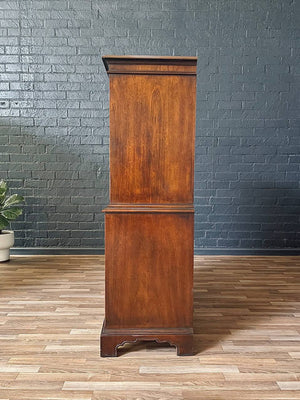 Vintage Colonial Revival Style Mahogany Highboy Dresser by Drexel, c.1950’s