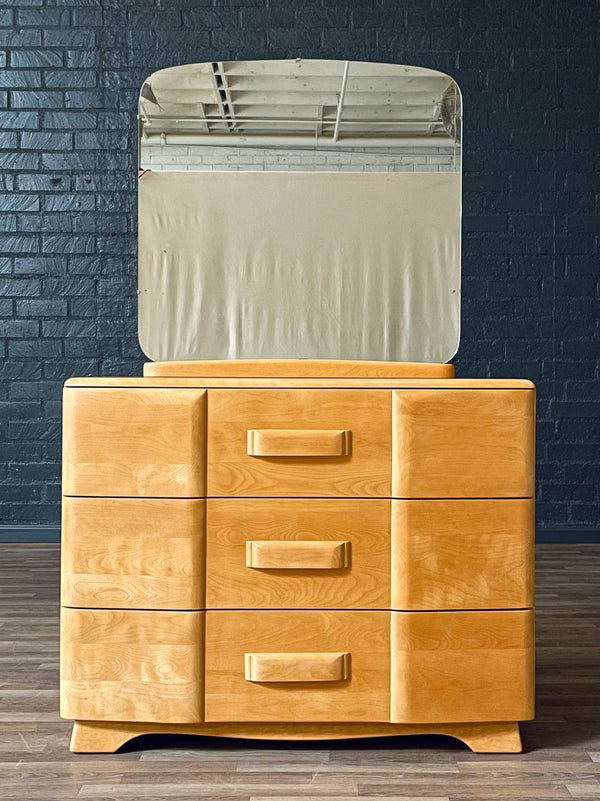 Mid-Century Modern “Riviera” Birch Dresser w/ Mirror by Heywood Wakefield, c.1950’s
