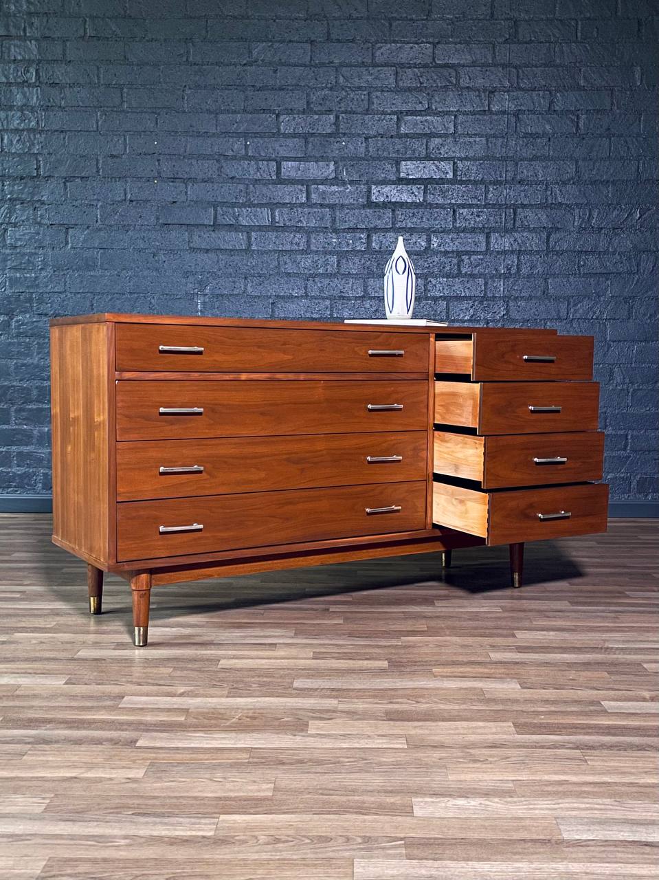 Mid-Century Modern “Biscayne” Walnut Dresser by Drexel, c.1950's – Vintage Supply Mid-Century Modern “Biscayne” Walnut Dresser by Drexel, c.1950's – Vintage Supply