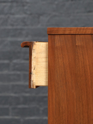 Mid-Century Modern “Rhythm” Walnut Highboy Dresser by Lane c.1960's
