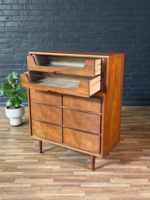 Mid-Century Modern Tambour-Door Highboy Dresser, c.1960’s